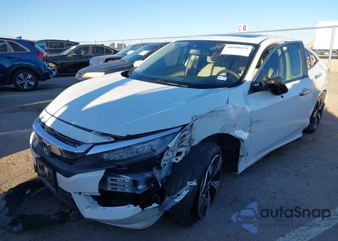 2018 Honda Civic Touring from USA, damaged, VIN JHMFC1F99JX010840